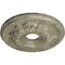 Ekena Millwork Granada Ceiling Medallion (Canopies up to 6 5/8"), 18"OD x 3 1/2"ID x 2 1/2"P, Castle Stone Crackle CM18GACSC - alternate 2